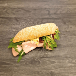 Mortadella sandwich