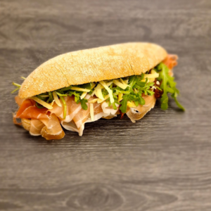 Serranoskinke Sandwich
