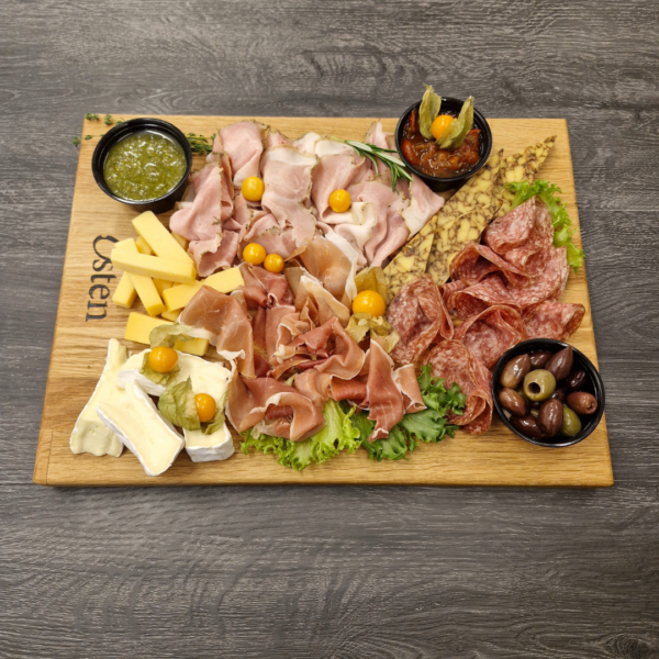 lille tapas 4 personer på planke